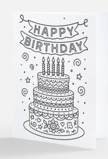 Detailed Birthday Cake - 10 pack