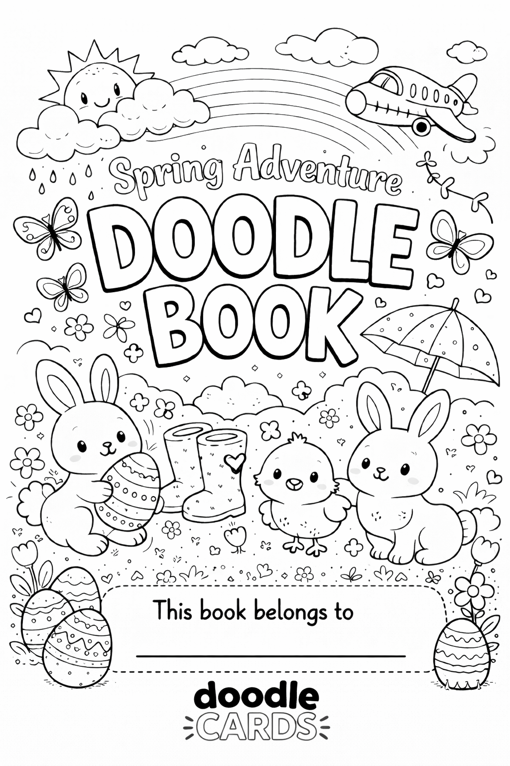 Spring Doodle Book